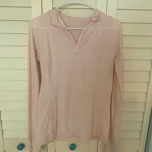 Lululemon Light  Pink Hooded Top Size Small Woman’s